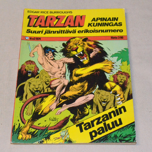 Tarzan Suuri Jännittävä Erikoisnumero 2 - 1974